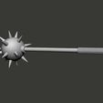 ZBrush-RENDER2.jpg STL file Smallville Hawkman Mace・3D printable model to download