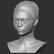 2.jpg Beautiful asian woman bust for full color 3D printing TYPE 10