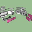 Corner Gas Assembly.JPG 3D file PREMIUM N Scale Rural Town Gas Station & Cafe (#1 of 7 in set)・3D printing model to download