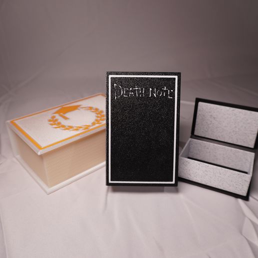 3D Printable Book Box – Hinged Lid Storage Case – Custom Logo STL