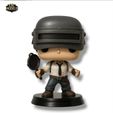 2.jpg PUBG Chibi Figur mit einem Pan 3D Modell