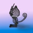 052-5.jpg #052 Meowth Pokemon Wiremon Figure