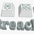 breach-set-emboss.jpg Valorant Breach Abilities Custom Keycaps Embossed Design