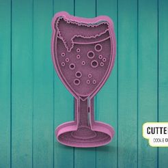 Copa-champagne.jpg Champagne Glass Glass Of Champagne Cookie cutter