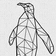 pinguim.png Animals Geometric 2d - 34 Models Wall