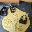 345969820_562806565999664_5300068997009586895_n.jpg Fichier STL Ghibli x3 cute small cookie cutter・Idée pour impression 3D à télécharger