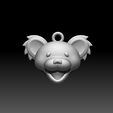 BEARD-FACE_7.jpg Cartoon beard keychain 3D model STL FOR D PRINTING