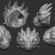 Griffin06.jpg 3D Model Dragon Head, Art Dolls
