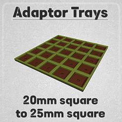 20to25.jpg 20mm to 25mm Adaptor Trays for Square Bases