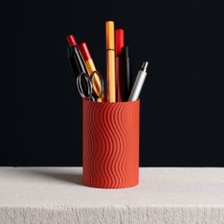 wavy_pencil_holder_vase_mode_3D_model_slimprint_1.jpg Wavy Pencil Holder (Vase Mode)