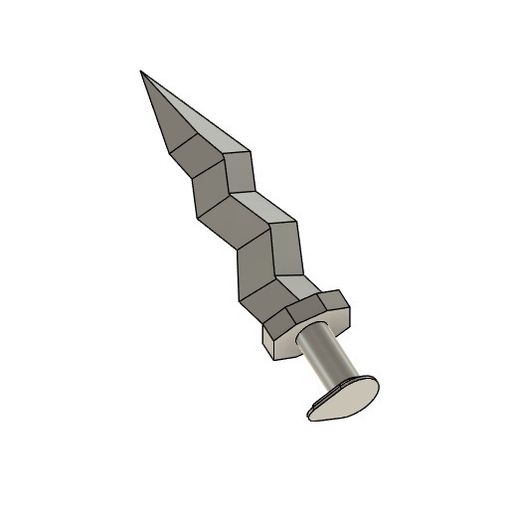 🏗️ Building Blocks Dagger・ STL File for 3D printing・Cults