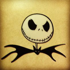 f616bf6c6e7fa5a6606a41fd6f56d47d_display_large.jpg Бесплатный STL файл Jack Skellington - Nightmare Before Christmas・Дизайн 3D принтера для загрузки