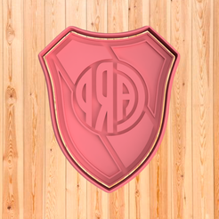 RIVER-ESCUDO.png River Plate shield cutter for cookies and dough - Cookies