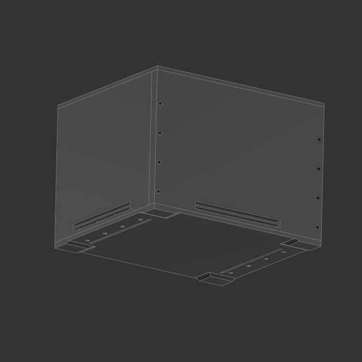 3018 3040 CNC Encloser 3D model