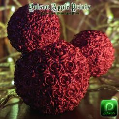 ROSE1.jpg Free STL file Disney Mickey Rose・3D printer model to download