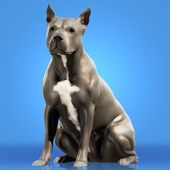 IMG_2040.png Archivo 3D Perro - American Pitbull (Hembra)・Diseño imprimible en 3D para descargar