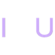 IU.stl Pot "I Love You" (with a sign)
