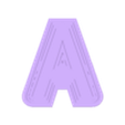 a.stl 1 COOKIE CUTTER complete alphabet