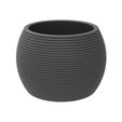 Special_Squares_Spherical_pot_Bowl.1500.jpg FINNED VASE - POT - PENCIL HOLDER OR PLANTER - ZIGZAG