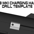 FGC-S MK! CHARGING HANDLE DRILL TEMPLATE FGC-9 MKI charging handle drilling template