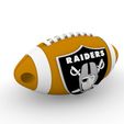 NFL-raiders.jpg NFL BALL KEY CHAIN LAS VEGAS RAIDERS WITH CONTAINER