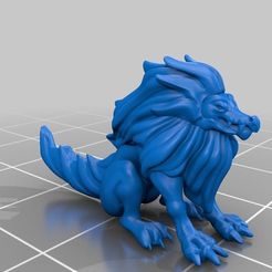 a4403ace29870977523394a076027046.png Fichier STL gratuit Monstre Alphyn・Design pour imprimante 3D à télécharger