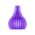Vase Minimal v3.obj Ribbed Vase