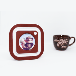 A-min.png STL file Insta Photo Frame・3D printer design to download