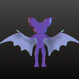 Bat2Merge4.png The Bat from 99 Nights In The Forest | Roblox Multiparts Stl 3D Model No Support Fanart