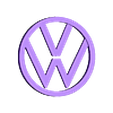 Coaster_normal.stl VW Coaster set (new logo)