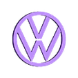 Coaster_normal.stl VW Coaster set (nuevo logo)
