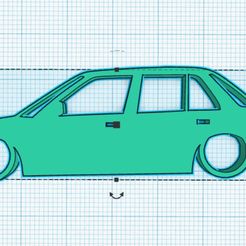 Web-capture_23-11-2023_141114_www.tinkercad.com.jpeg Porte-clés CIVIC EF Sedan Silhouette