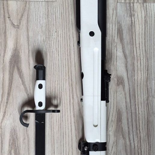 B29 B24 ラジオマン用灰皿　ww2 大戦 🔫 Airsoft Type 99 Arisaka w/ type 30 bayonet・ STL File for 3D