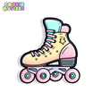 303_cutter.png ROLLERBLADE SKATES COOKIE CUTTER MOLD