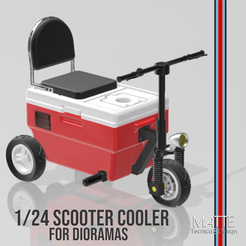 1a.png Electric cooler scooter in 1/24th scale for dioramas