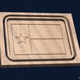 0-Texas-Flag-Tray-©.jpg Texas Flag Trays Pack - CNC Files for Wood (svg, dxf, eps, ai, pdf)