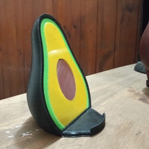 AVOCADO CELL PHONE HOLDER 3D model