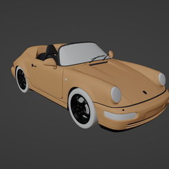 1.png STL file Porsche 911 Speedster carrera 964 1993・Model to download and 3D print