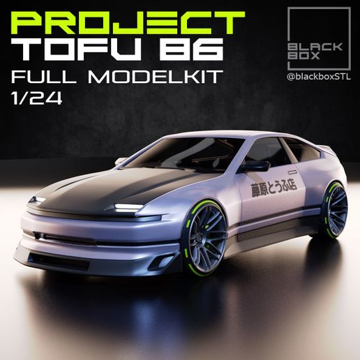 a1.jpg Télécharger fichier Projet Tofu 1/24 MODELKIT COMPLET • Plan pour imprimante 3D, BlackBox