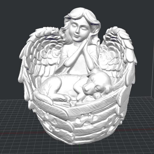 Engel Hundekorb 3D model