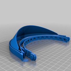 small_mask_v3.png Fichier STL gratuit Masque de protection modèle 3 pour les petites imprimantes 3D・Plan à télécharger et à imprimer en 3D