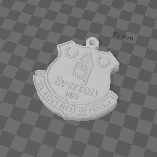 Everton FC keychain - Cults3D 3D Model | 3Drop