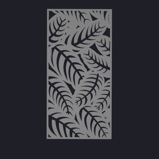 🍹 Geometric Tropical Leafs 3D MODEL・ 3D File for 3D printing・Cults