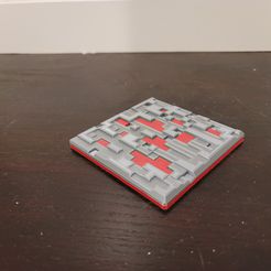 Redstone.jpg Archivo STL Posavasos Minecraft・Modelo para descargar e imprimir en 3D