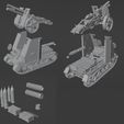 14.jpg 3D file 15 cm sIG 33 (Sf) auf Panzerkampfwagen 1 Ausf B -Sturmpanzer I Bison- 1/56(28mm)・3D printer design to download