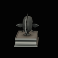 Peacock-Bass-statue-box-1-2-22.png fish Peacock bass (Cichla ocellaris) fish in motion base box for 3D printing