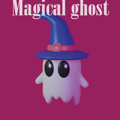 Mesa-de-trabajo-1_1.png 👻Magical ghost 3D STL (KEYCHAIN AND EARRINGS)👻