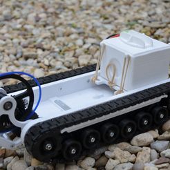 Chenillette 117.JPG Fichier STL gratuit Mini chenillette / track vehicle model・Modèle pour imprimante 3D à télécharger