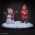 X02-Snowscene.jpg 28mm Snowman Scene