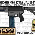 2-UNW-FGC68-DTM-UAL-DYE-DTM.jpg FGC68 MKII tipx edition: Dye tactical mag / planet eclipse CF20 UAL Upper and lower set for paintball first strike use